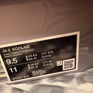 Nike JA 2 Koolaid Athletic Shoes - Magic Ember and Photon Dust